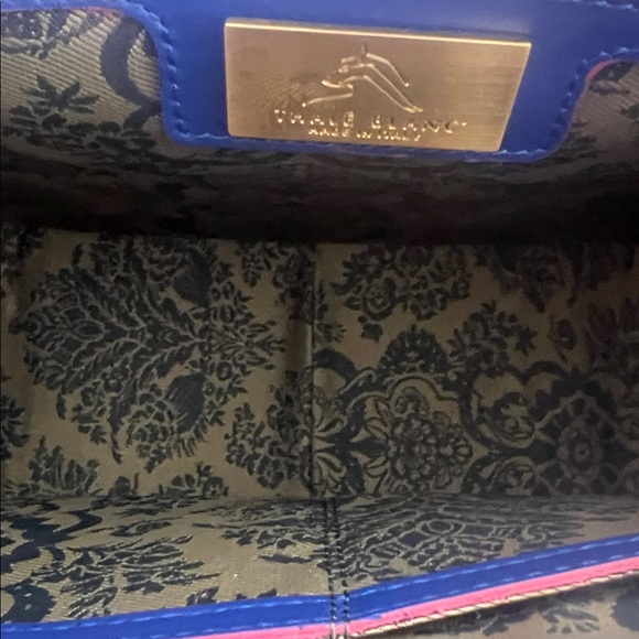 NEW! Rare Thale Blanc- Multicolor Audrey Croc-Embossed Crossbody/Top Handle Bag - Picture 16 of 16